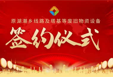 原湖潮鄉(xiāng)線路及塔基等廢舊物資設備項目簽約儀式圓滿落幕！——小額資產(chǎn)簡易程序初顯成效