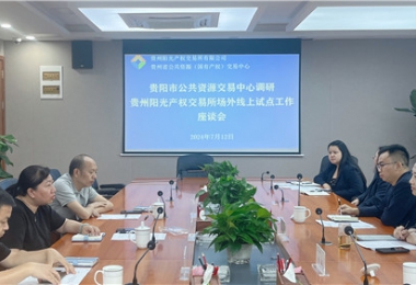 貴陽市公共資源交易中心調(diào)研指導(dǎo)貴州陽光產(chǎn)權(quán)交易所場外線上開標試點工作